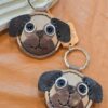 Pug Keyrings